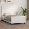 Image de vidaXL Cadre de lit sans matelas blanc 90x190 cm similicuir