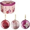 Image de Boules de noÂ¿l peace & love rose - 14 piÂ¿ces