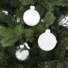 Image de Boules de noÃ«l en verre blanc - 26 piÃ¨ces