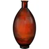 Image de Vase bouteille en verre recyclÃ© marron foncÃ© H59