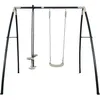 Image de Axi Set De BalanÃ§oire En MÃ©tal En Anthracite & CrÃ¨me 3 AgrÃ¨s