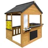 Image de Maisonnette Enfant En Bois, Marron/Anthracite
