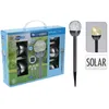 Image de Lampe Boule Solaire Inox 5 PiÃ¨ces - Progarden
