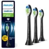 Image de Philips Têtes de brosse à dents Sonicare Noir Optimal White W2 HX6063/88 x2+1