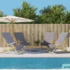 Image de Vidaxl Serviettes De Plage 4 Pcs Anthracite 60x135 Cm Tissu 400 Gsm