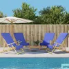Image de Vidaxl Serviettes De Plage 4 Pcs Bleu Royal 60x135 Cm Tissu 400 Gsm