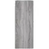 Image de vidaXL Armoires murales 2 pcs sonoma gris 69,5x34x90 cm
