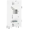 Image de vidaXL Buffet haut Blanc 69,5x34x180 cm Bois d'ingÃ©nierie