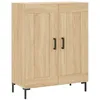 Image de Vidaxl Buffet Haut ChÃªne Sonoma 69,5x34x180 Cm Bois D'ingÃ©nierie