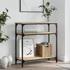 Image de vidaXL Table console chÂ¿Âºne sonoma 75x29x75 cm bois d'ingÂ¿Â¿nierie