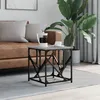 Image de Vidaxl Table Basse Sonoma Gris 45x45x47,5 Cm Bois D'ingÃ©nierie