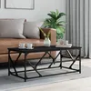 Image de Vidaxl Table Basse Noir 100x50x40 Cm Bois D'ingÃ©nierie