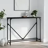 Image de Vidaxl Table Console Noir 102x22,5x75 Cm Bois D'ingÃ©nierie