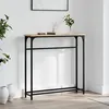 Image de Vidaxl Table Console ChÃªne Sonoma 75x19,5x75 Cm Bois D'ingÃ©nierie