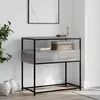 Image de Vidaxl Table Console Sonoma Gris 75x40x75 Cm Bois D'ingÃ©nierie