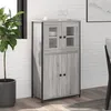Image de vidaXL Buffet haut sonoma gris 62x32x106,5 cm bois d'ingÃ©nierie