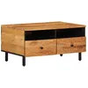 Image de vidaXL Table basse 80x54x40 cm bois massif d'acacia