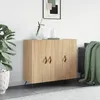 Image de vidaXL Buffet chÃªne sonoma 90x34x80 cm bois d'ingÃ©nierie