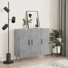 Image de vidaXL Buffet gris bÃ©ton 90x34x80 cm bois d'ingÃ©nierie