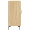 Image de vidaXL Buffet chÃªne sonoma 90x34x80 cm bois d'ingÃ©nierie