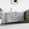 Image de vidaXL Buffet gris bÃ©ton 100x36x60 cm bois d'ingÃ©nierie