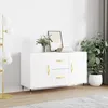 Image de vidaXL Buffet blanc 100x36x60 cm bois d'ingÃ©nierie