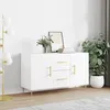 Image de vidaXL Buffet blanc 100x36x60 cm bois d'ingÃ©nierie