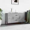 Image de vidaXL Buffet gris bÃ©ton 100x36x60 cm bois d'ingÃ©nierie