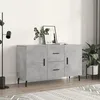 Image de vidaXL Buffet gris bÃ©ton 100x36x60 cm bois d'ingÃ©nierie