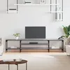 Image de vidaXL Buffet haut gris bÃ©ton 69,5x31x115 cm bois d'ingÃ©nierie