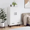 Image de vidaXL Buffet haut blanc 69,5x31x115 cm bois d'ingÃ©nierie