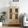 Image de Vidaxl Buffet Haut ChÃªne Sonoma 69,5x31x115 Cm Bois D'ingÃ©nierie
