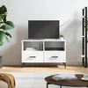 Image de vidaXL Meuble TV Blanc 80x36x50 cm Bois d'ingÃ©nierie