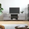 Image de vidaXL Meuble TV sonoma gris 150x30x50 cm bois d'ingÃ©nierie