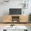 Image de vidaXL Meuble TV chÃªne sonoma 150x30x50 cm bois d'ingÃ©nierie