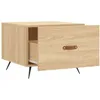 Image de vidaXL Tables basses 2 pcs chÃªne sonoma 50x50x40 cm bois d'ingÃ©nierie