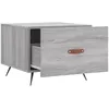 Image de vidaXL Tables basses 2 pcs sonoma gris 50x50x40 cm bois d'ingÃ©nierie