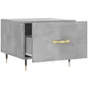 Image de vidaXL Tables basses 2 pcs gris bÃ©ton 50x50x40 cm bois d'ingÃ©nierie