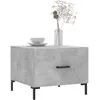 Image de vidaXL Tables basses 2 pcs gris bÃ©ton 50x50x40 cm bois d'ingÃ©nierie