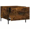 Image de vidaXL Tables basses 2 pcs chÃªne fumÃ© 50x50x40 cm bois d'ingÃ©nierie