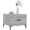 Image de vidaXL Tables basses 2 pcs sonoma gris 50x50x40 cm bois d'ingÃ©nierie