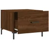 Image de vidaXL Tables basses 2 pcs chÃªne marron 50x50x40 cm bois d'ingÃ©nierie