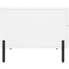 Image de vidaXL Tables basses 2 pcs blanc 50x50x40 cm bois d'ingÃ©nierie