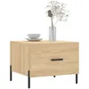 Image de vidaXL Tables basses 2 pcs chÃªne sonoma 50x50x40 cm bois d'ingÃ©nierie