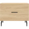 Image de vidaXL Tables basses 2 pcs chÃªne sonoma 50x50x40 cm bois d'ingÃ©nierie