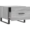 Image de vidaXL Tables basses 2 pcs sonoma gris 50x50x40 cm bois d'ingÃ©nierie