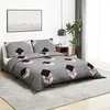 Image de Vidaxl Ensemble De Housse De Couette Gris 200x220 Cm Coton