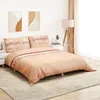 Image de Vidaxl Ensemble De Housse De Couette Rose 135x200 Cm Coton