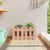 Image de Vidaxl JardiniÃ¨re Avec Design De ClÃ´ture 60x30x30 Cm Douglas Massif