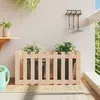 Image de Vidaxl Lit SurÃ©levÃ© De Jardin Design De ClÃ´ture 100x50x50cm Pin Massif